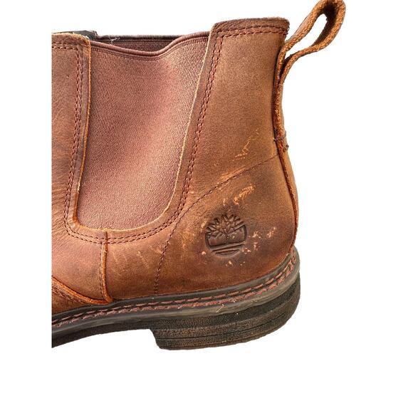 Timberland Logan Bay Chelsea Leather Boot Brown Men’s Size 9 main image 12